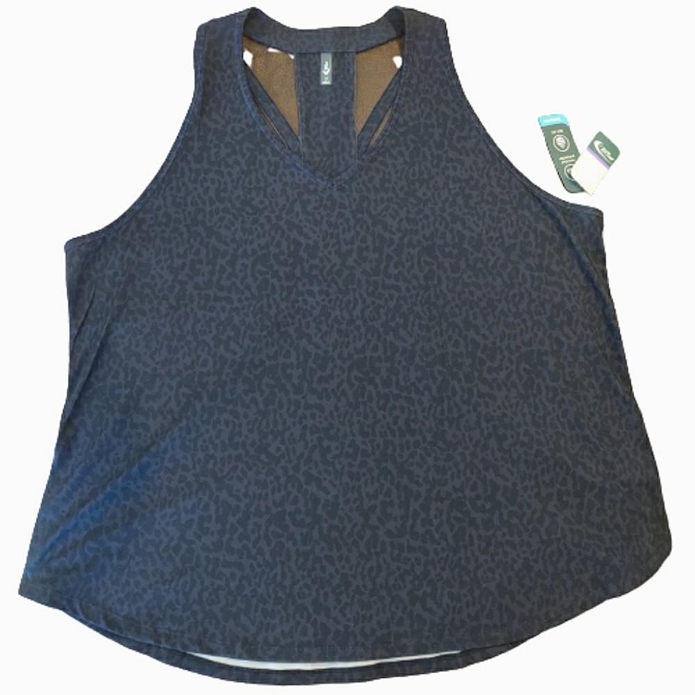 NWT MTA Sport plus size athletic top black 3X